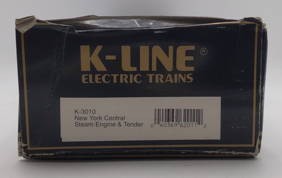 K-Line K3010 NYC 4-6-2 Steam Loco w/Whistle Tender #3010 LN/Box