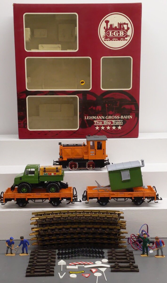 LGB 20530 G Scale Work Diesel Train Set VG/Box