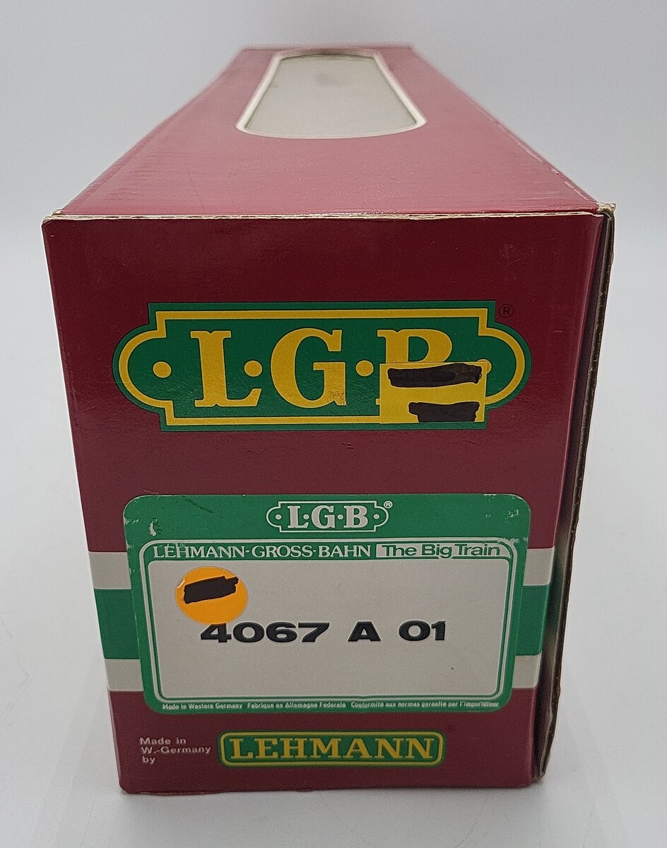 LGB 4067 A 01 G Union Pacific Box Car #95745 LN/Box