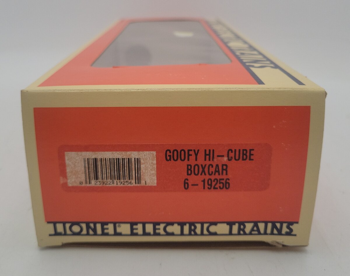 Lionel 6-19256 O Gauge Disney Goofy Hi-Cube Boxcar EX/Box