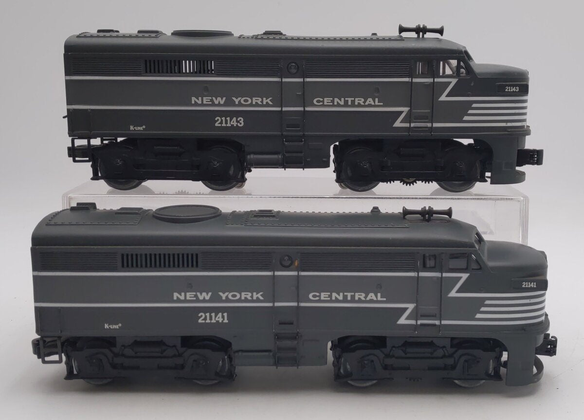 K-Line K21141 O Gauge NYC Twin Powered AA Diesel Locomotive Set EX/Box