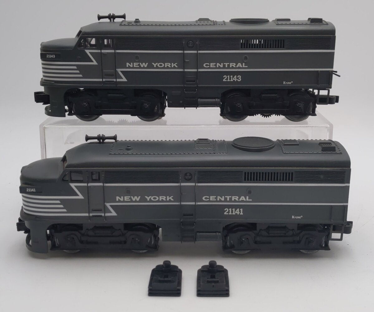 K-Line K21141 O Gauge NYC Twin Powered AA Diesel Locomotive Set EX/Box