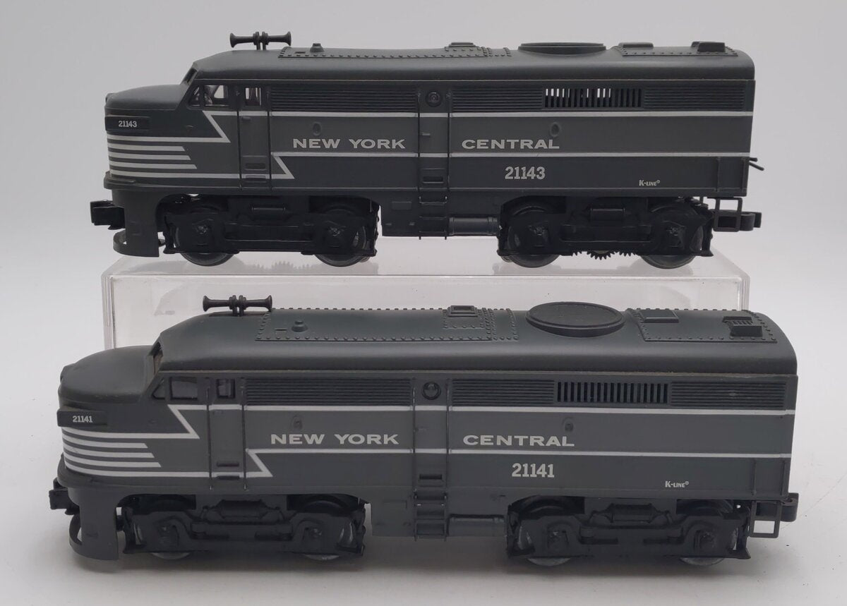 K-Line K21141 O Gauge NYC Twin Powered AA Diesel Locomotive Set EX/Box