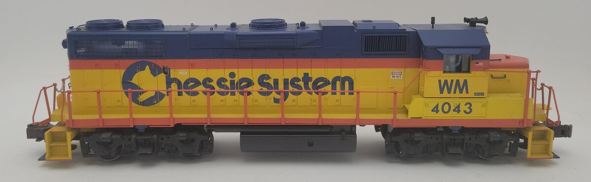 K-Line K2496-4043 O Gauge Chessie GP38-2Diesel Locomotive #4043 EX/Box