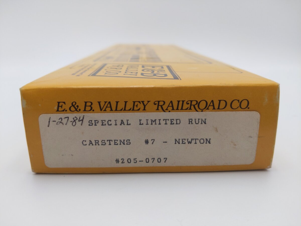 E&B Valley 205-0707 HO Carstens #7 Newton Special Limited Run Building Kit EX/Box