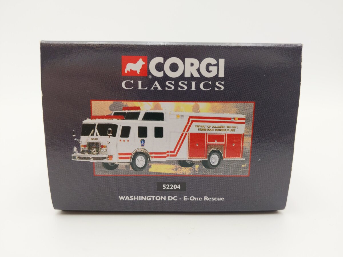 Corgi 52204 1:50 Washington DC E-One Rescue Fire Engine EX/Box