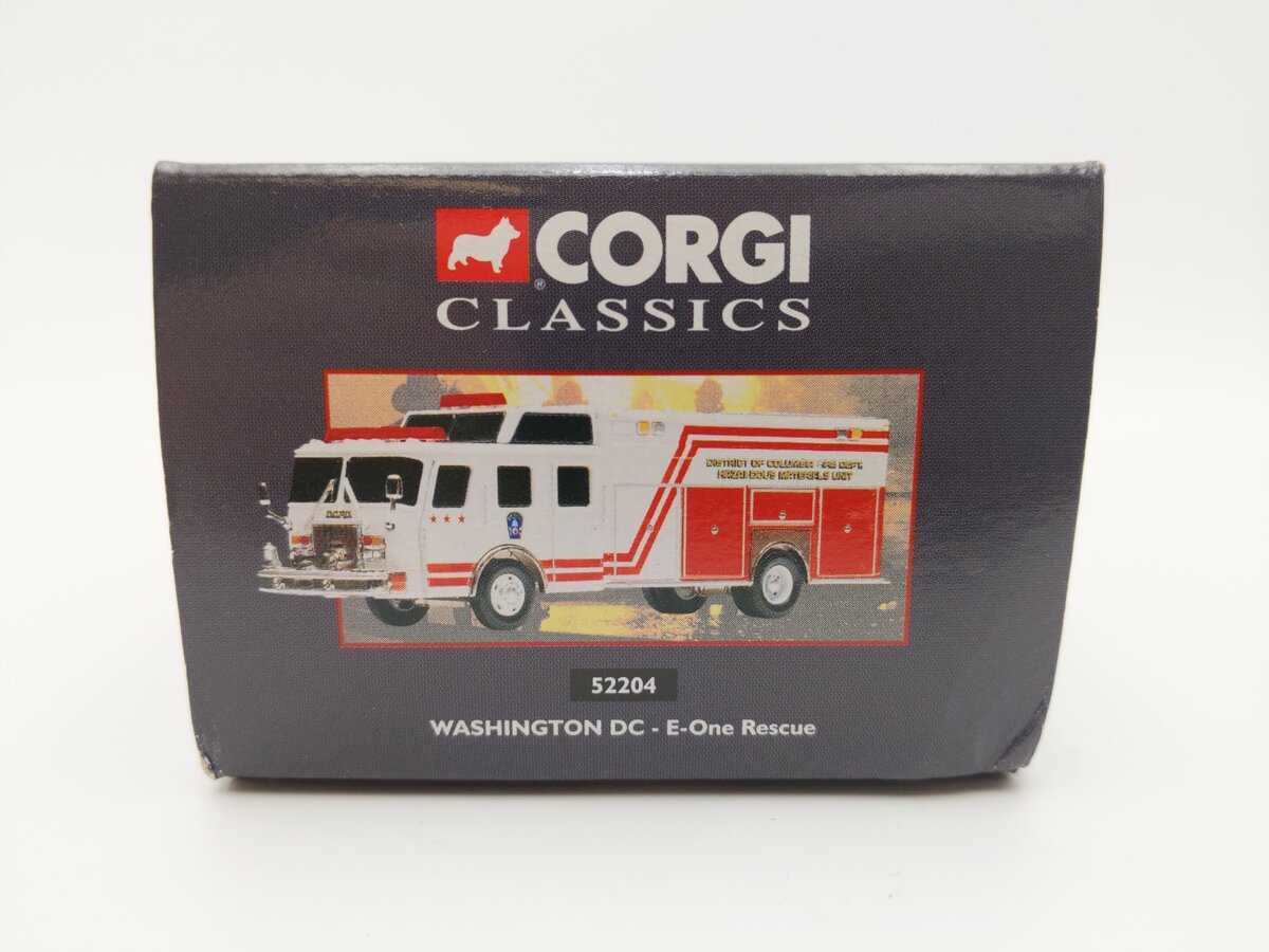 Corgi 52204 1:50 Washington DC E-One Rescue Fire Engine EX/Box
