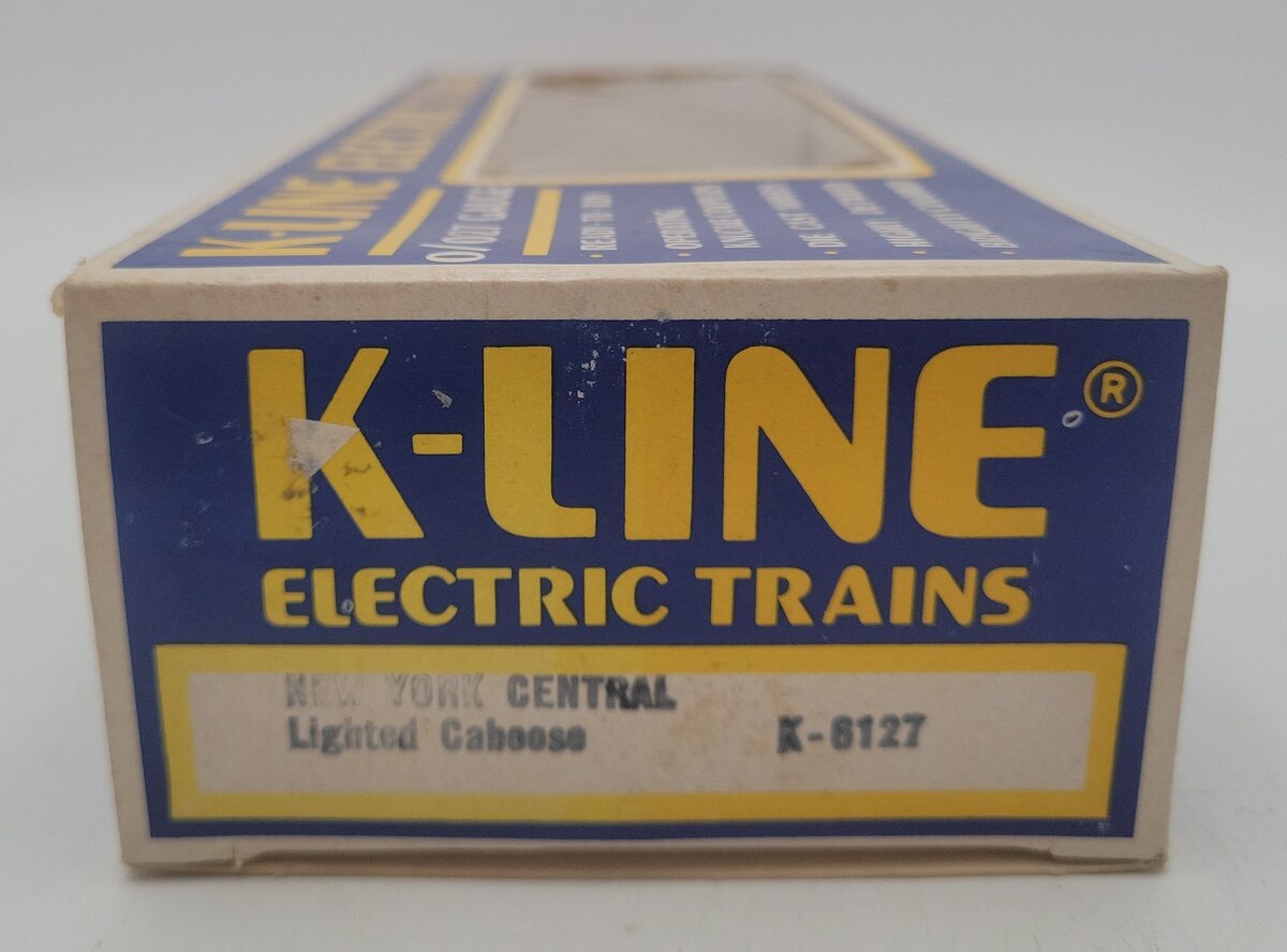K-Line K6127 O Gauge New York Central Lighted Caboose #6127 EX/Box