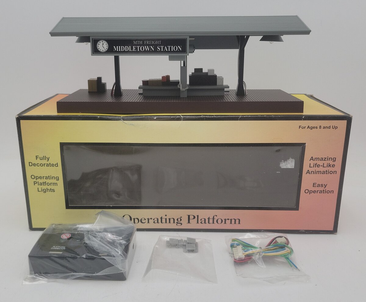 MTH 30-9111 O Gauge Operating Freight Middletown Station LN/Box