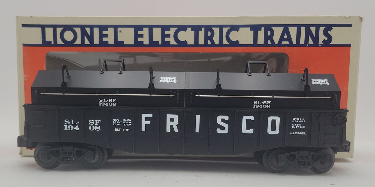 Lionel 6-19408 O Gauge Frisco Coil Gondola EX/Box