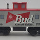 K-Line K6178 O Gauge Anheuser-Busch "King of Beers" Bud Caboose #6178 EX
