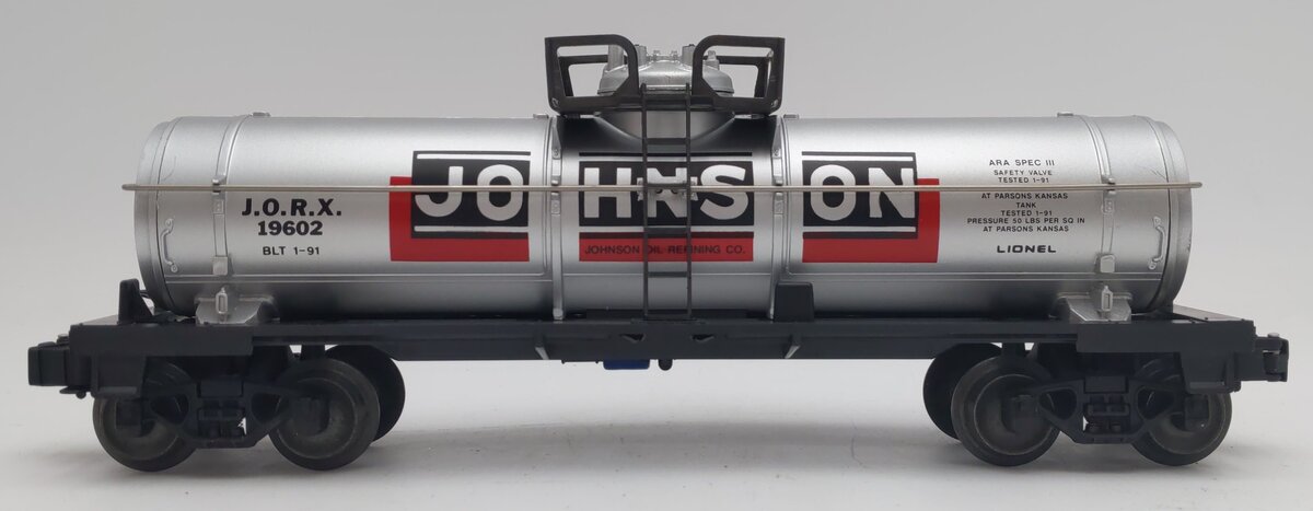 Lionel 6-19602 O Gauge Johnson Single Dome Tank Car #19602 EX/Box