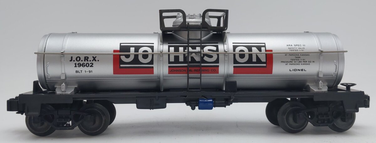 Lionel 6-19602 O Gauge Johnson Single Dome Tank Car #19602 EX/Box