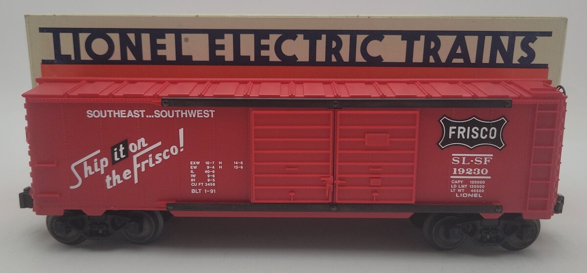 Lionel 6-19230 O Gauge Frisco Double Door Boxcar #19230 EX/Box