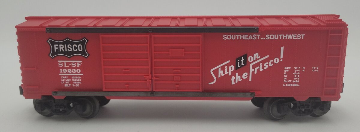 Lionel 6-19230 O Gauge Frisco Double Door Boxcar #19230 EX/Box