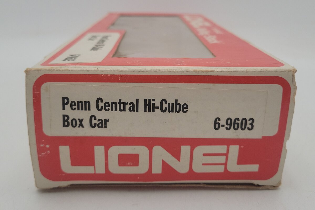 Lionel 6-9603 O Gauge Penn Central Hi-Cube Boxcar #9603 EX/Box