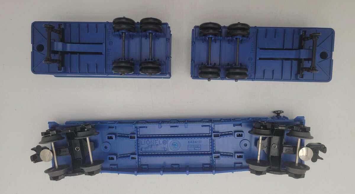 Lionel 6-16314 O Gauge Wabash Flatcar with Wabash Trailers #16314 EX/Box