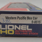 Lionel 5-8515 HO Scale Western Pacific Box Car #88515 EX/Box
