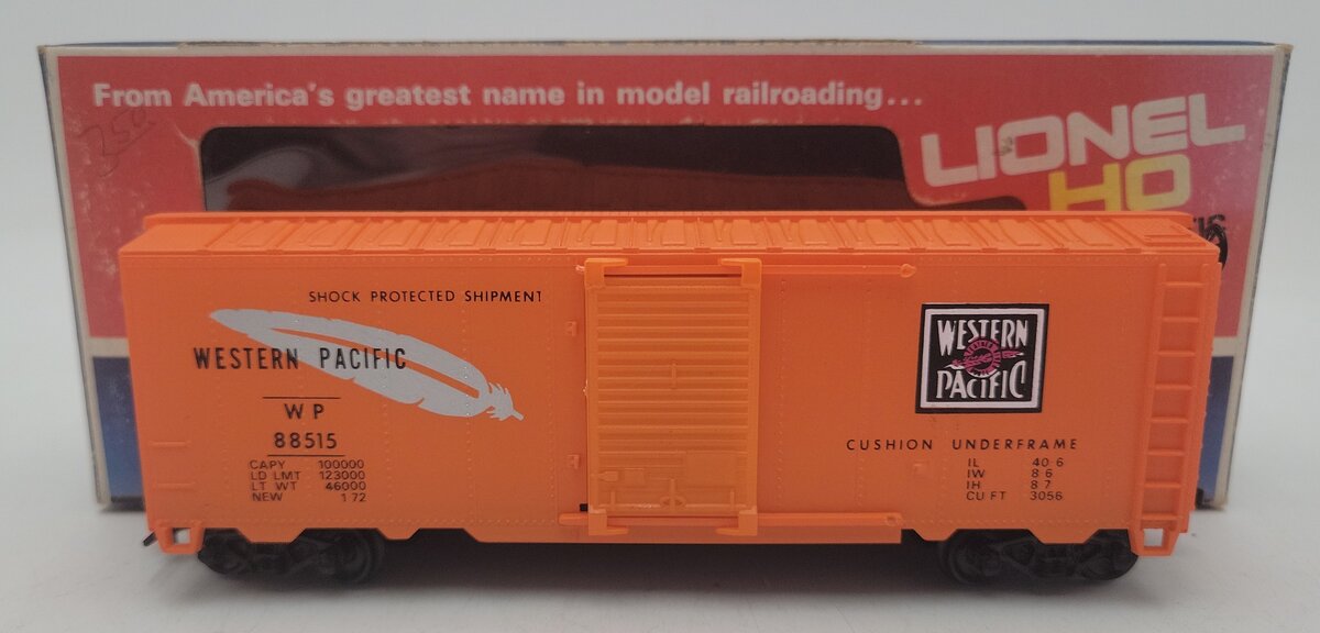 Lionel 5-8515 HO Scale Western Pacific Box Car #88515 EX/Box