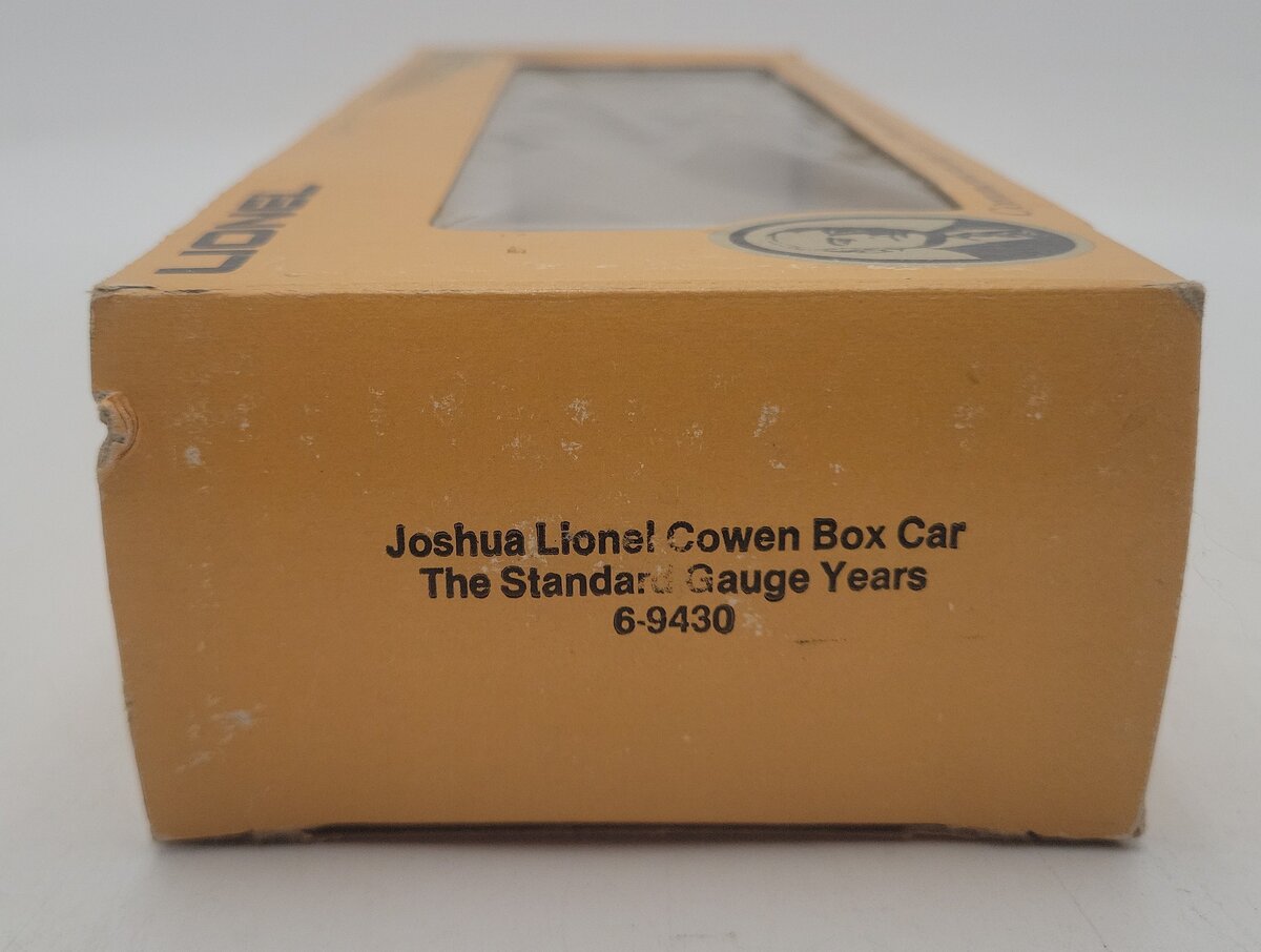 Lionel 6-9430 O Gauge Joshua Lionel Cowen The Standard Gauge Years Boxcar EX/Box