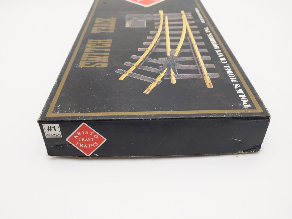 Aristo-Craft 11205 G Euro Brass Right Hand Remote Switch Turnout EX/Box