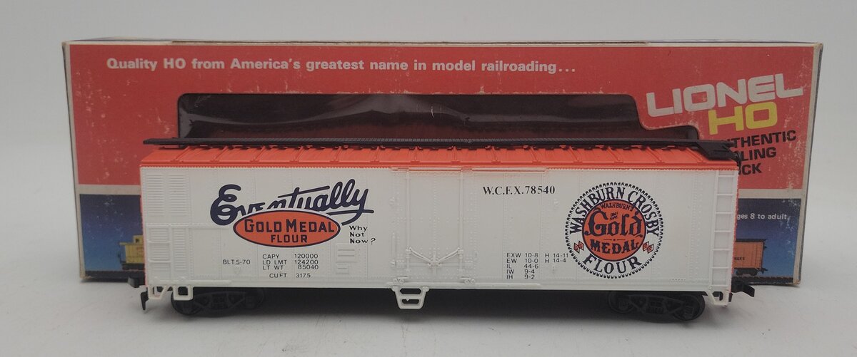 Lionel 5-8540 HO Scale WCFX Gold Medal Reefer Car #78540 LN/Box