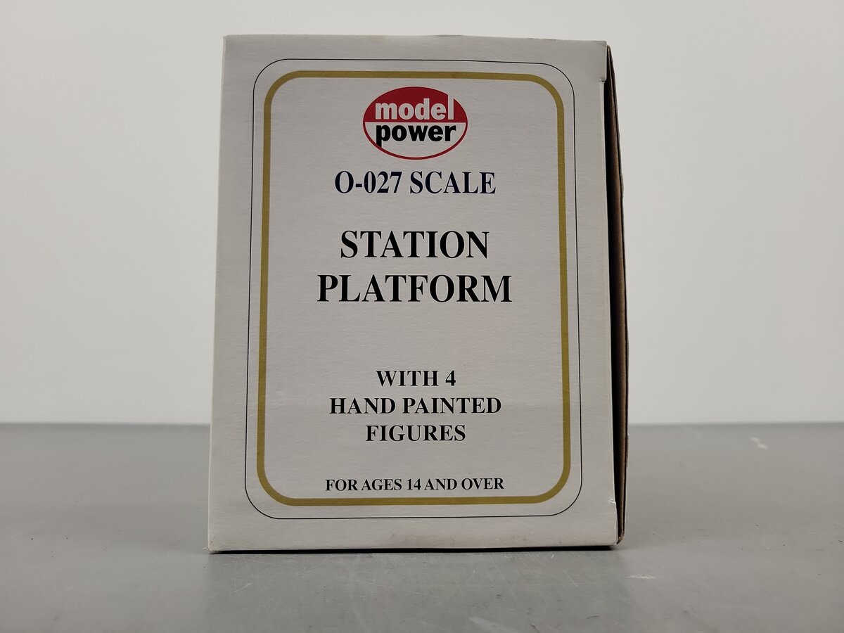 Model Power 6358 O Built-Up Station Platform EX/Box