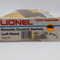 Lionel 6-5121 O O27 Left Hand Remote Control Switch Turnout EX/Box