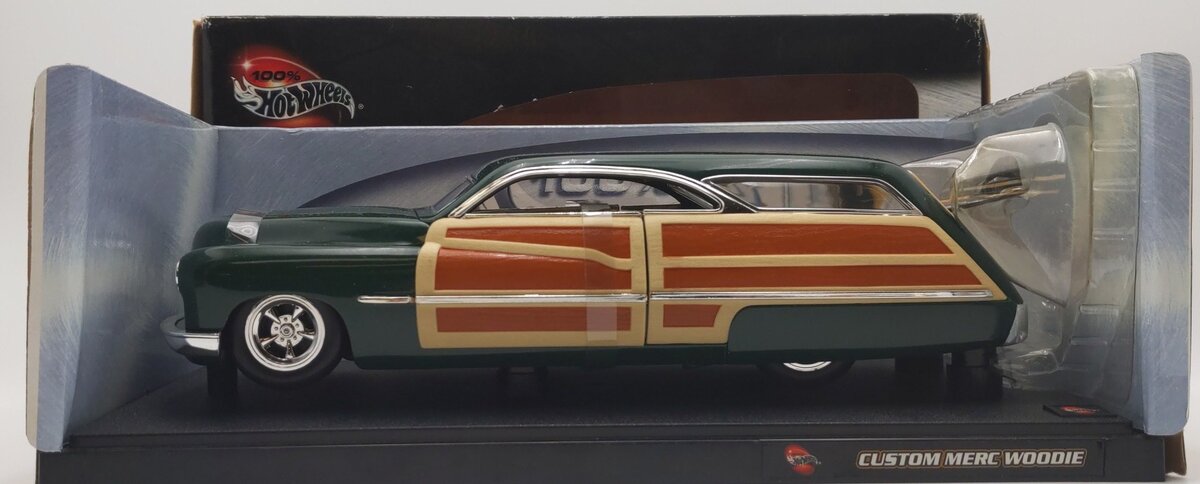 Hot Wheels 1:18 Scale Diecast 1950 Merc Woodie LN/Box