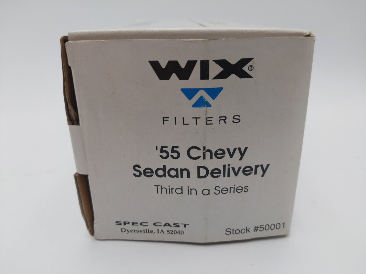 Wix Filters 1:25 1955 Chevy Sedan Delivery Lockable Coin Bank EX/Box