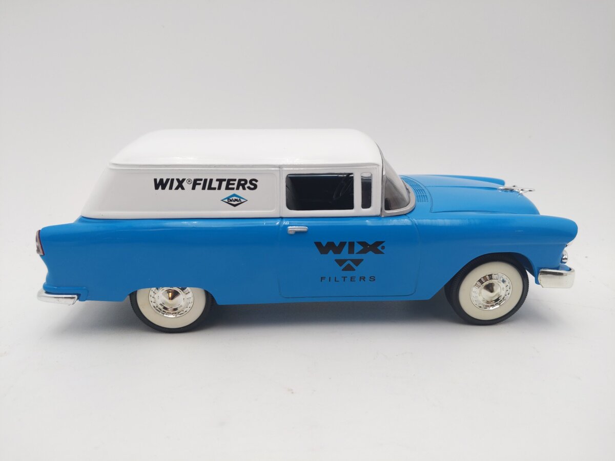 Wix Filters 1:25 1955 Chevy Sedan Delivery Lockable Coin Bank EX/Box