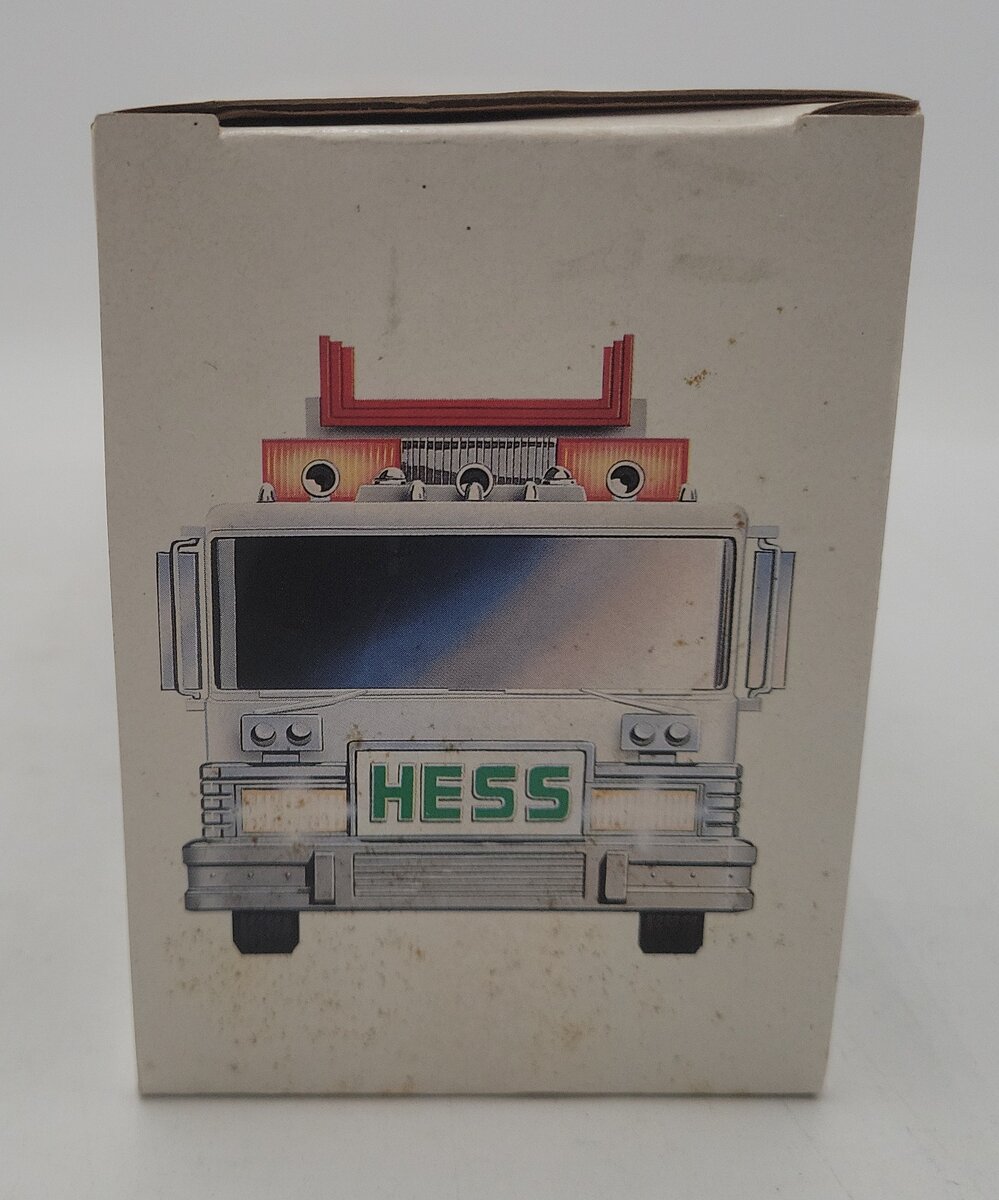 Hess 1989 Toy Fire Truck W/Dual Sound Siren EX/Box