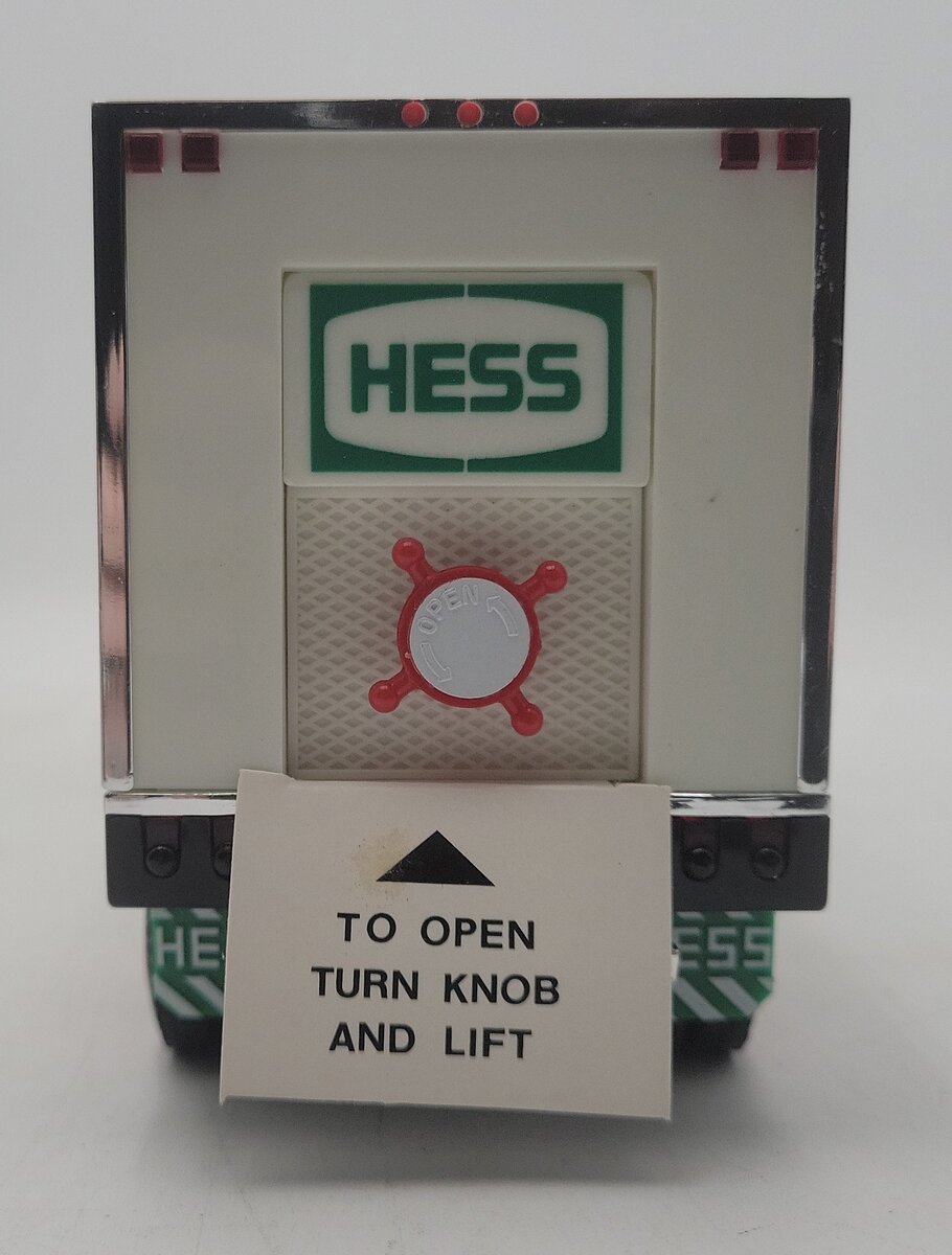 Hess 1987 Toy Truck Bank w/ Barrels EX/Box