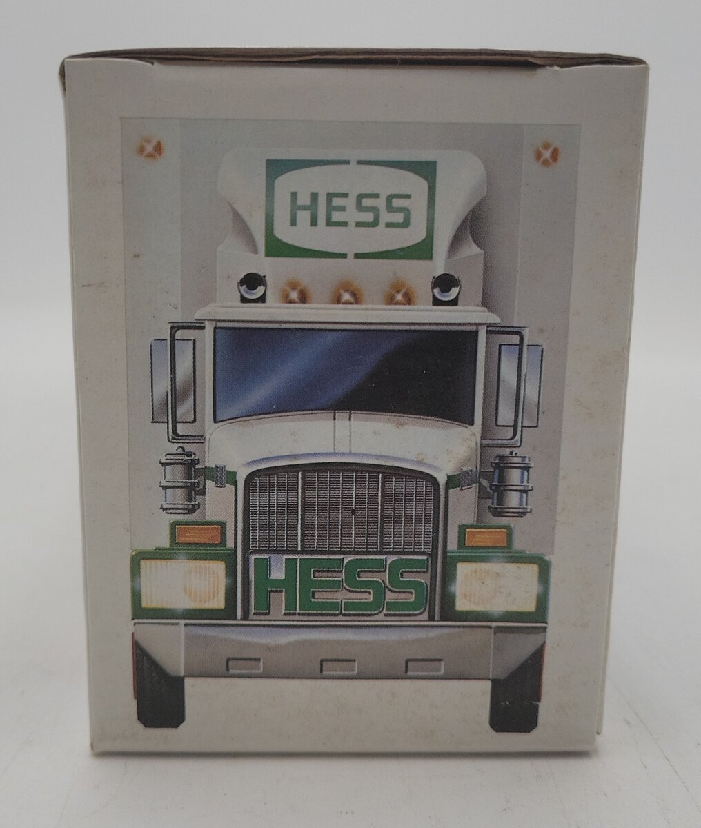 Hess 1987 Toy Truck Bank w/ Barrels EX/Box