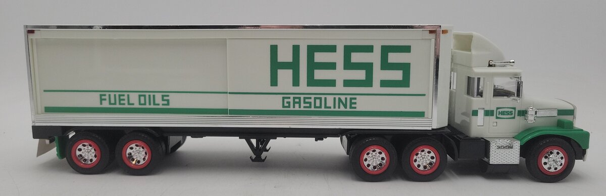 Hess 1987 Toy Truck Bank w/ Barrels EX/Box