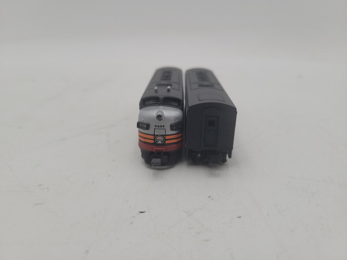 Bachmann N Scale Southern Pacific F7 A/B Diesel Locomotive Set #6444, #8297 EX/Box