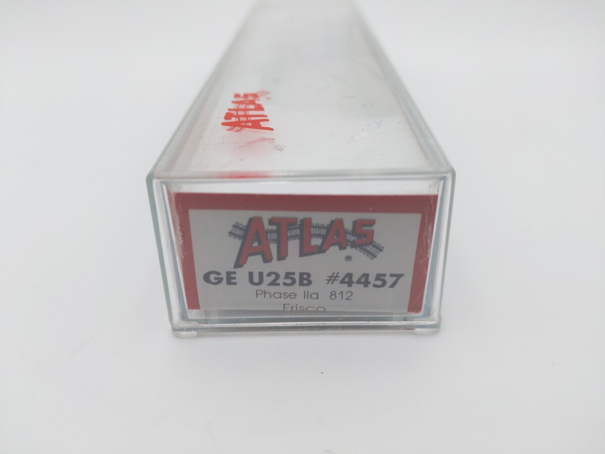 Atlas 4457 N Scale Frisco GE U25B Diesel Locomotive #812 EX/Box