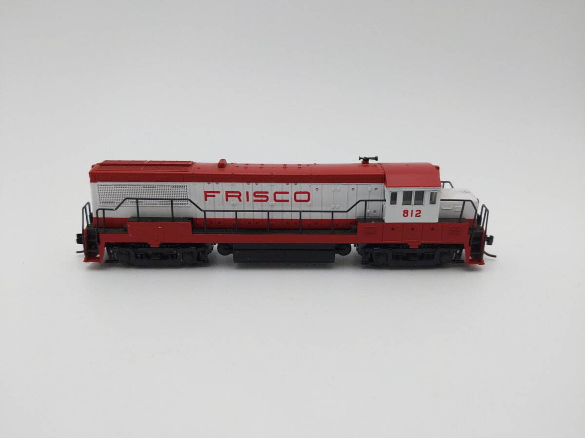Atlas 4457 N Scale Frisco GE U25B Diesel Locomotive #812 EX/Box
