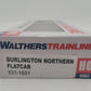 Walthers 931-1601 HO Burlington Northern Flatcar #621857 - Ready to Run EX/Box