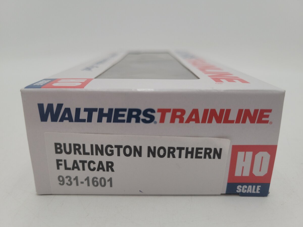 Walthers 931-1601 HO Burlington Northern Flatcar #621857 - Ready to Run EX/Box
