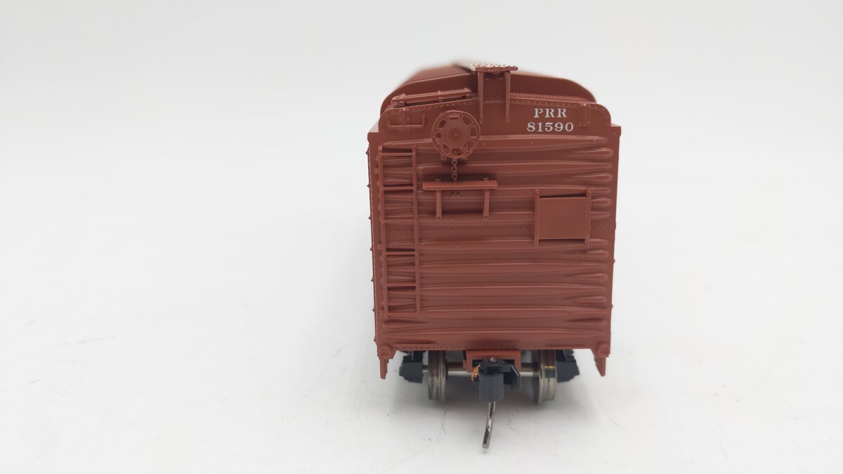 Bowser 43336 HO PRR Circle Keystone RTR X31F 4-Door Trurtle Roof Boxcar #81582 EX/Box