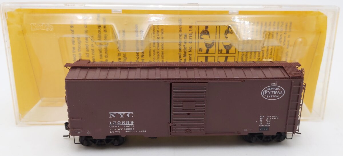 Kadee 4007 HO Scale New York Central 40' PS-1 Standard Boxcar #170699 EX/Box