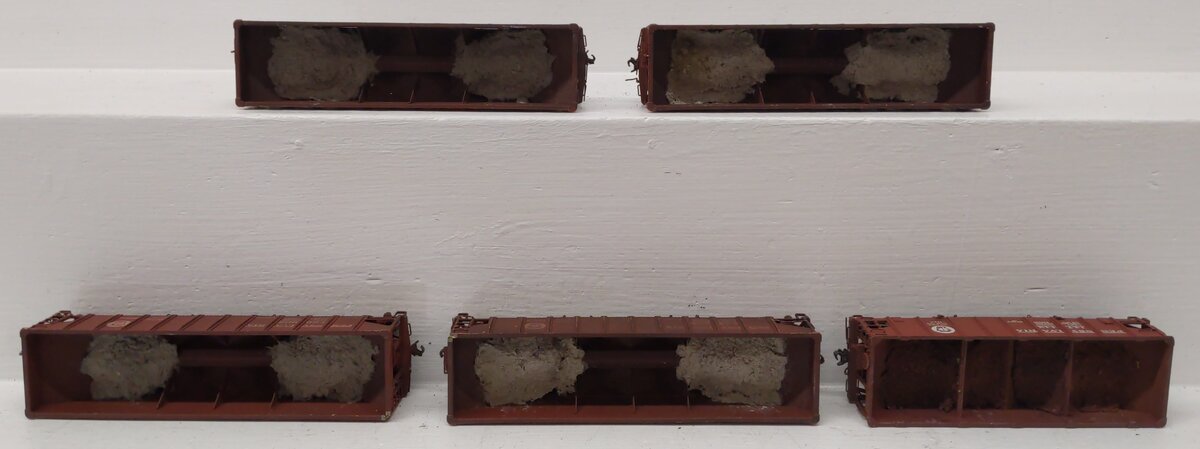 HO Scale Assorted BRASS CUSTOM Hopper Cars: 171534, 677298, 740710, 729968 [5]