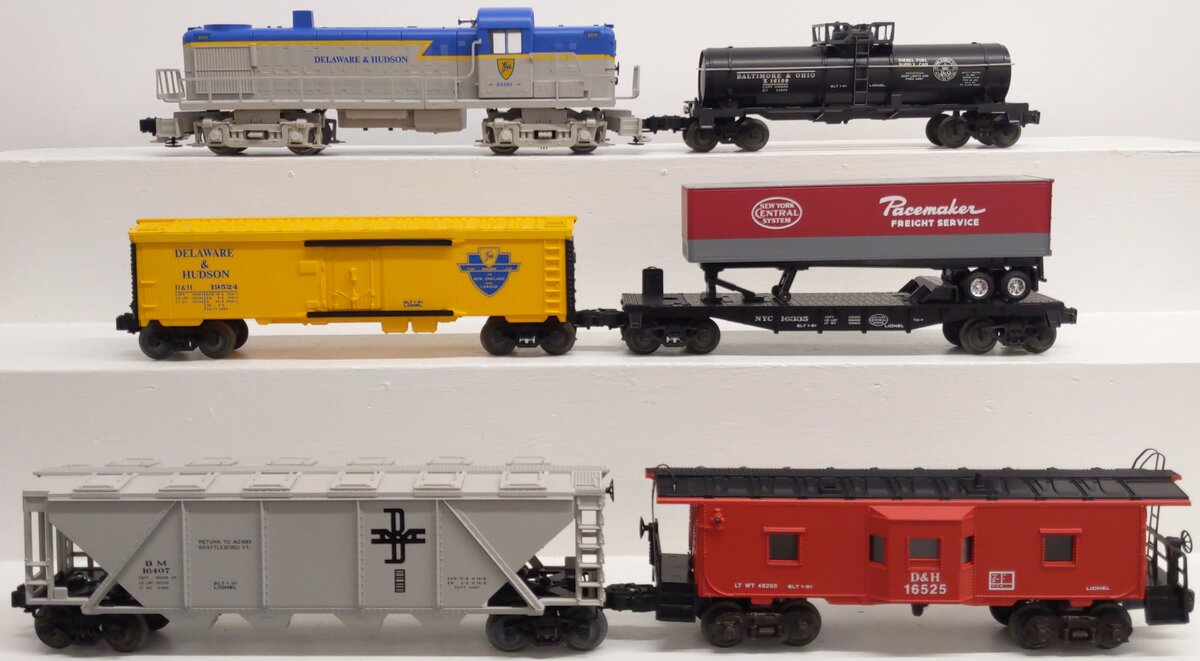 Lionel 6-11719 O Gauge Delaware and Hudson Coastal Diesel Freight Train Set EX/Box