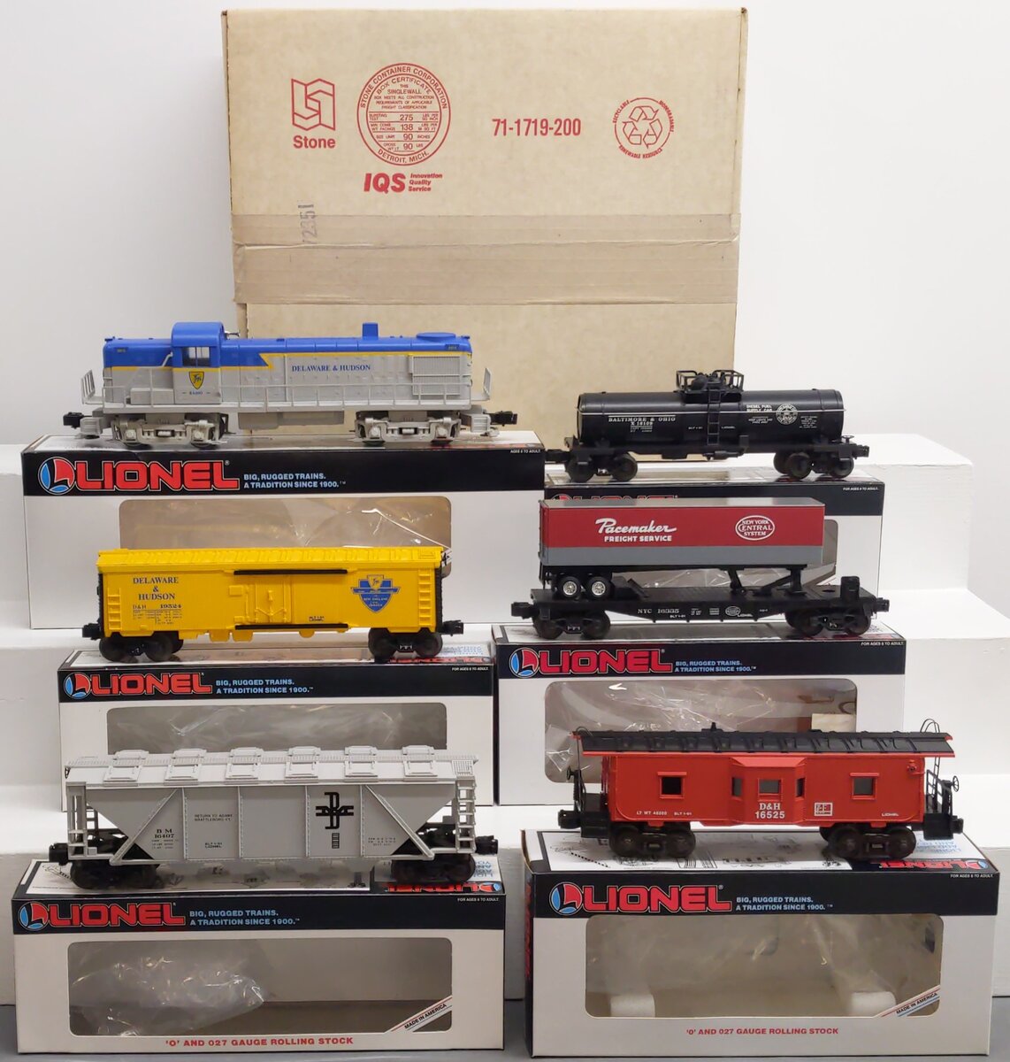 Lionel 6-11719 O Gauge Delaware and Hudson Coastal Diesel Freight Train Set EX/Box