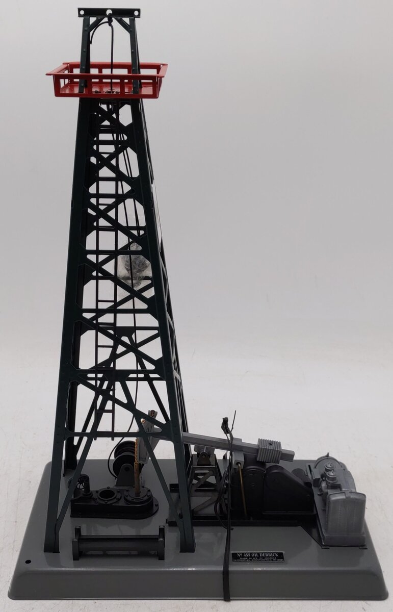Lionel 6-12944 O Gauge 455 Sunoco Animated Oil Derrick EX/Box