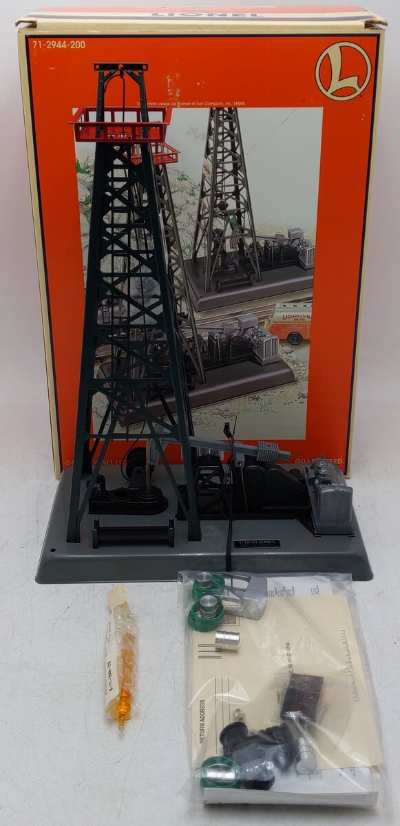 Lionel 6-12944 O Gauge 455 Sunoco Animated Oil Derrick EX/Box