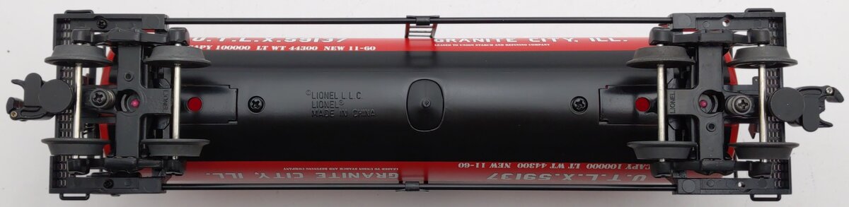Lionel 6-17927 O Gauge Union Starch Unibody Single Dome Tank Car #59137 LN/Box