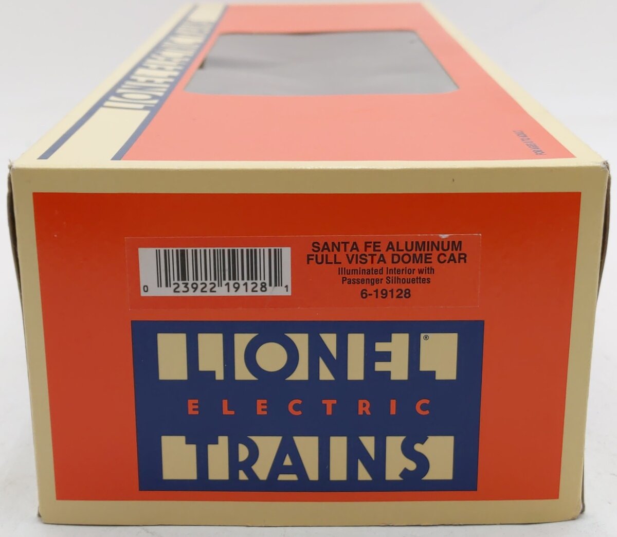 Lionel 6-19128 O Gauge Santa Fe Aluminum Full Vista Dome Car #507 EX/Box