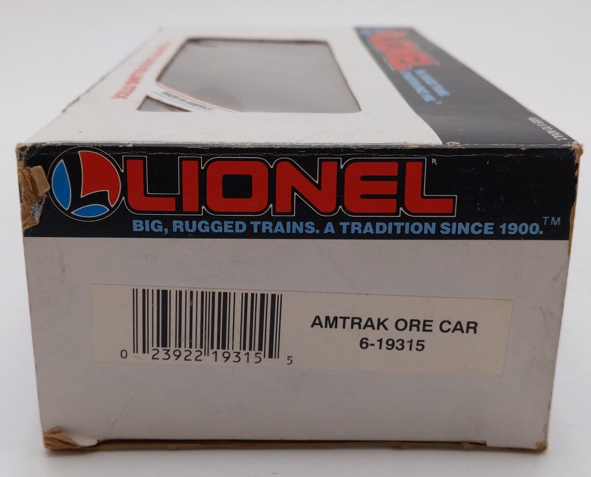 Lionel 6-19315 O Gauge Amtrak Ore Car w/ Ore Load EX/Box